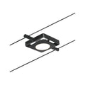 Paulmann Seilsystem MacLED Schwarz matt#Chrom 1x4,5W  3.000K DC 60VA