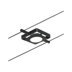Paulmann Seilsystem MacLED Schwarz matt#Chrom 1x4,5W  3.000K DC 60VA