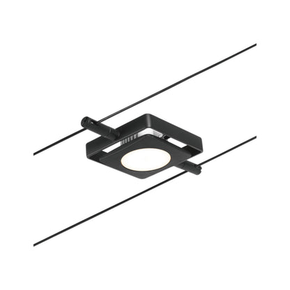 Paulmann Seilsystem MacLED Schwarz matt#Chrom 1x4,5W  3.000K DC 60VA