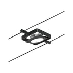 Paulmann Seilsystem MacLED Schwarz matt#Chrom 1x4,5W  3.000K DC 60VA