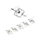 Paulmann Seilsystem Mac II Chrom matt 5 Spots ohne Leuchtmittel max. 5x10W GU5,3 DC 60VA