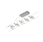 Paulmann Seilsystem Mac II Chrom matt 5 Spots ohne Leuchtmittel max. 5x10W GU5,3 DC 60VA