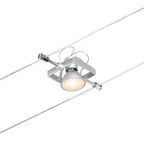 Paulmann Seilsystem Mac II Chrom matt 5 Spots ohne Leuchtmittel max. 5x10W GU5,3 DC 60VA