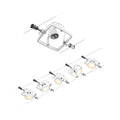 Paulmann Seilsystem Mac II Chrom matt 5 Spots ohne Leuchtmittel max. 5x10W GU5,3 DC 60VA