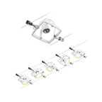 Paulmann Seilsystem Mac II Chrom matt 5 Spots ohne Leuchtmittel max. 5x10W GU5,3 DC 60VA