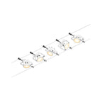 Paulmann Seilsystem Mac II Chrom matt 5 Spots ohne Leuchtmittel max. 5x10W GU5,3 DC 60VA