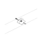 Paulmann Seilsystem Mac II Chrom matt 5 Spots ohne Leuchtmittel max. 5x10W GU5,3 DC 60VA