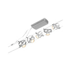 Paulmann Seilsystem Cardan Chrom matt 5 Spots ohne Leuchtmittel max. 10W GU5,3 DC 60VA