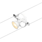 Paulmann Seilsystem Cardan Chrom matt 5 Spots ohne Leuchtmittel max. 10W GU5,3 DC 60VA