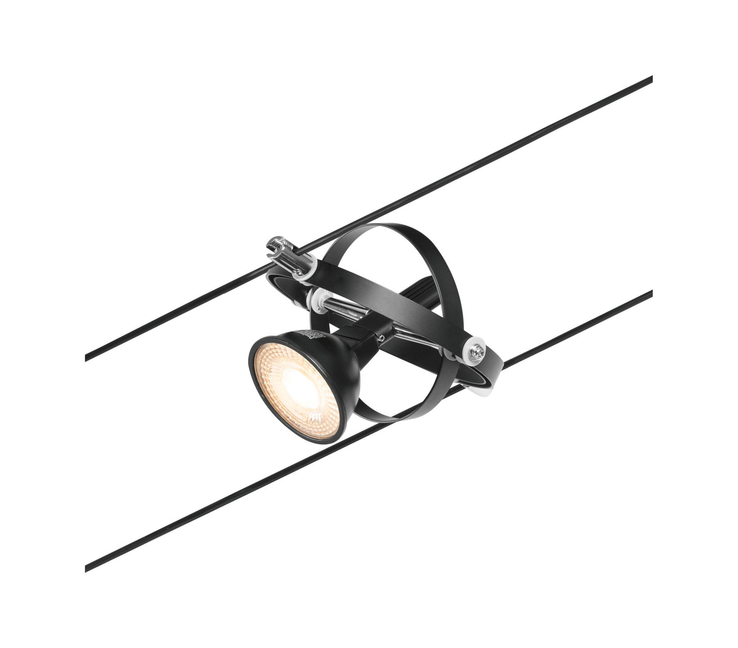 Paulmann Seilsystem Cardan Chrom matt ohne Leuchtmittel max. 10W GU5,3 DC 60VA
