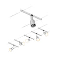 Paulmann Seilsystem Salt Chrom matt 5 Spots ohne Leuchtmittel max. 10W GU5,3 DC 60VA