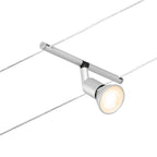 Paulmann Seilsystem Salt Chrom matt 5 Spots ohne Leuchtmittel max. 10W GU5,3 DC 60VA
