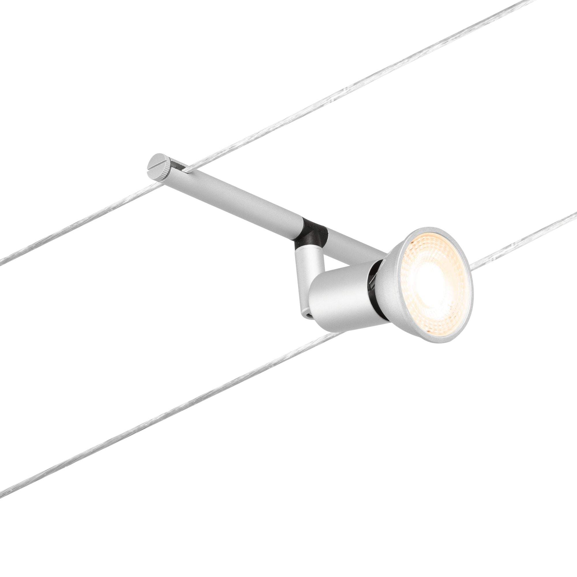 Paulmann Seilsystem Salt Chrom matt 5 Spots ohne Leuchtmittel max. 10W GU5,3 DC 60VA