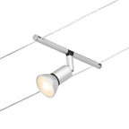 Paulmann Seilsystem Salt Chrom matt 5 Spots ohne Leuchtmittel max. 10W GU5,3 DC 60VA