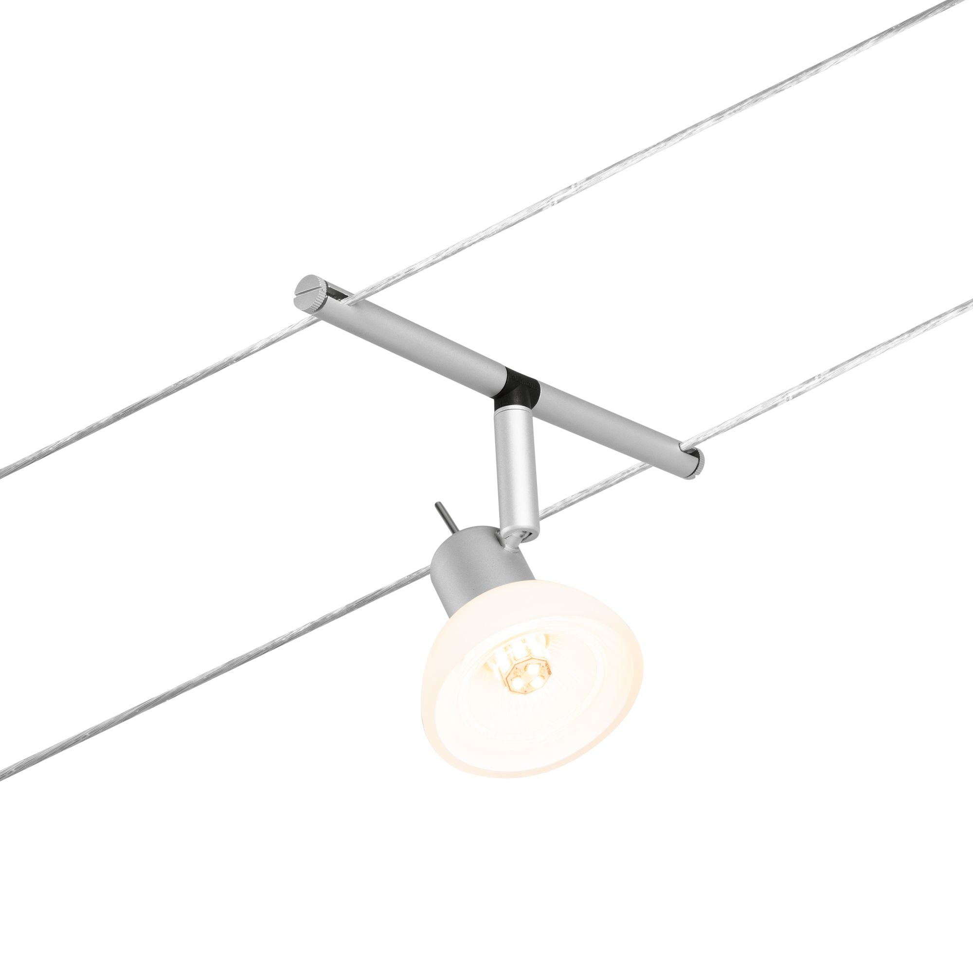 Paulmann Seilsystem Sheela Chrom matt 5 Spots ohne Leuchtmittel max. 10W GU5,3 DC 60VA