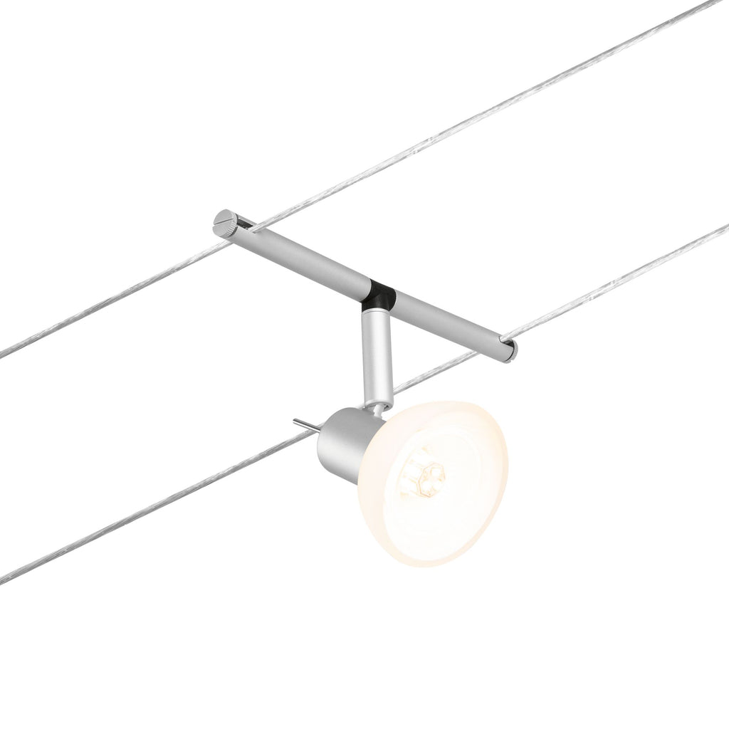 Paulmann Seilsystem Sheela Chrom matt 5 Spots ohne Leuchtmittel max. 10W GU5,3 DC 60VA