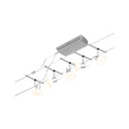 Paulmann Seilsystem Sheela Chrom matt 5 Spots ohne Leuchtmittel max. 10W GU5,3 DC 60VA