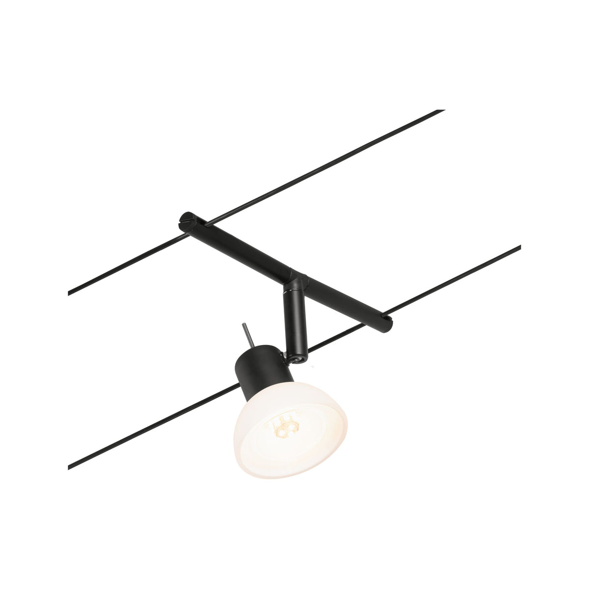 Paulmann Seilsystem Sheela Chrom matt 5 Spots ohne Leuchtmittel max. 10W GU5,3 DC 60VA