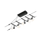 Paulmann Seilsystem Sheela Chrom matt 5 Spots ohne Leuchtmittel max. 10W GU5,3 DC 60VA