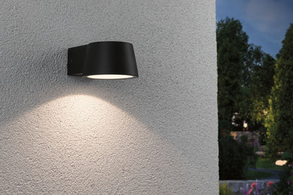 Paulmann Outdoor 230V Wandleuchte Capea 5W IP65 3000K Alu Black