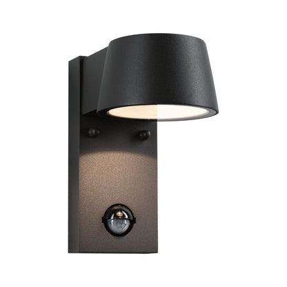 Paulmann Outdoor 230V Wandleuchte Capea 5W IP65 3000K Alu Black m. Bewegungsmelder