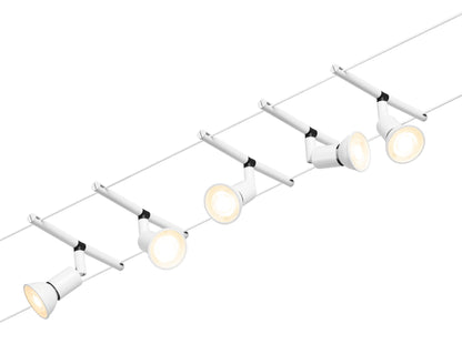 Paulmann Seilsystem Salt Chrom matt ohne Leuchtmittel max. 10W GU5,3 DC 60VA