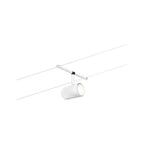 Paulmann Seilsystem Set Cup Weiß matt,Chrom 5 Spots ohne Leuchtmittel max. 5xW GU5,3 DC 60VA
