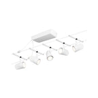 Paulmann Seilsystem Set Cup Weiß matt,Chrom 5 Spots ohne Leuchtmittel max. 5xW GU5,3 DC 60VA