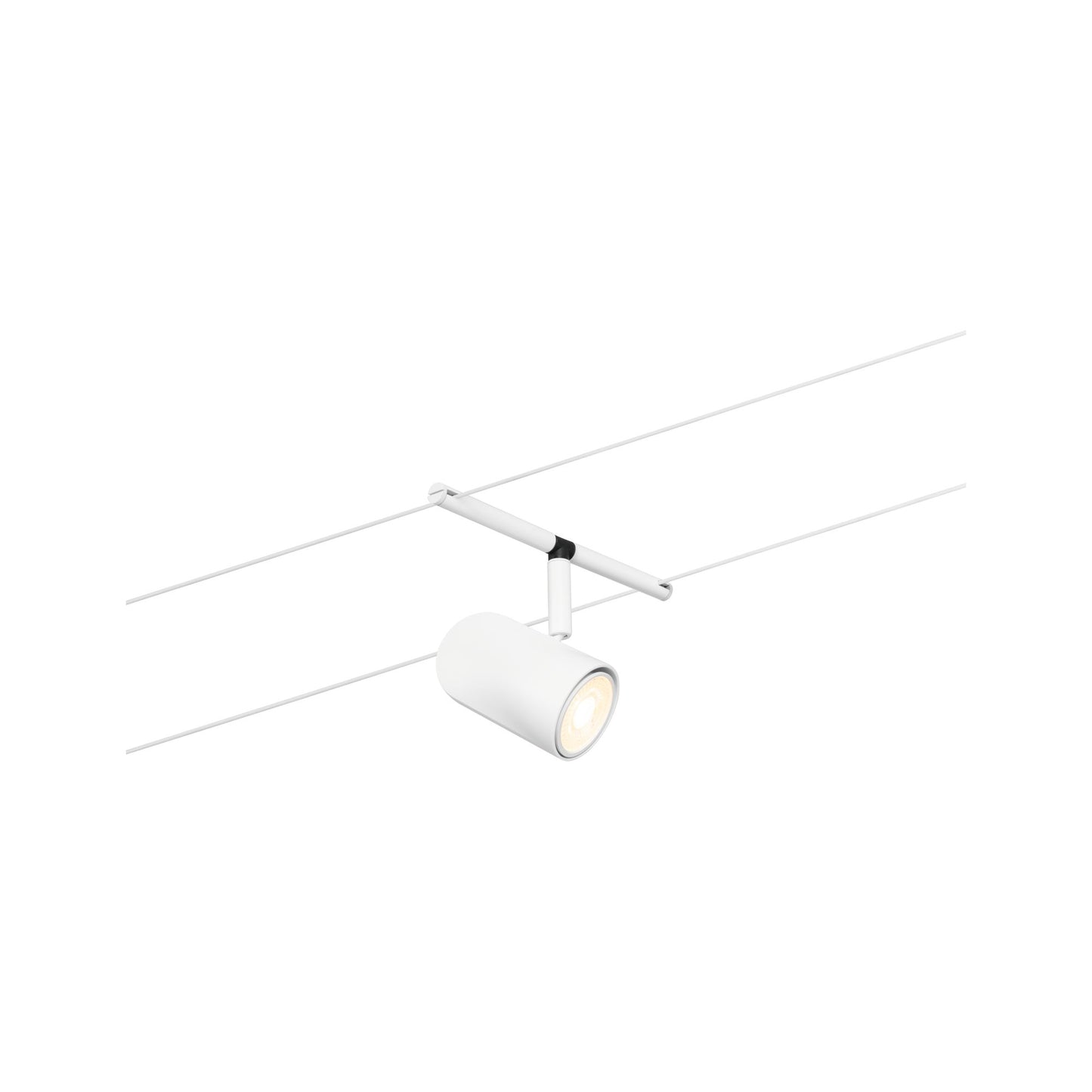 Paulmann Seilsystem Spot Cup Weiß matt,Chrom ohne Leuchtmittel max. 1xW GU5,3 DC 60VA