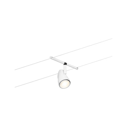 Paulmann Seilsystem Spot Cup Weiß matt,Chrom ohne Leuchtmittel max. 1xW GU5,3 DC 60VA