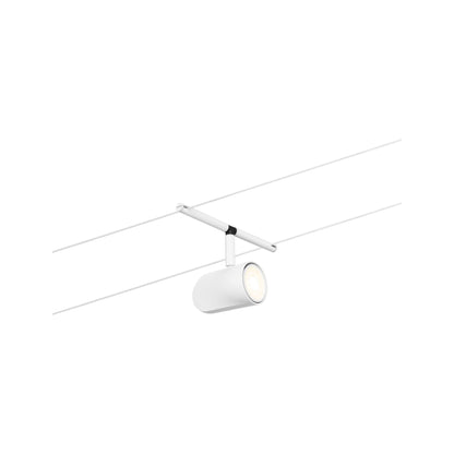 Paulmann Seilsystem Spot Cup Weiß matt,Chrom ohne Leuchtmittel max. 1xW GU5,3 DC 60VA