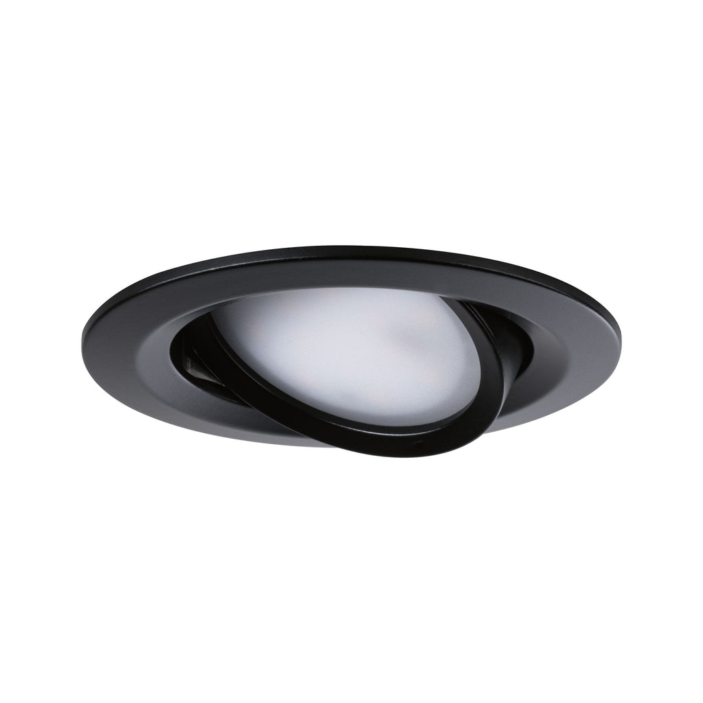 Paulmann EBL Nova Coin 3-stepdim rd schw LED 3x6,5W 2700K 230V Schwarz matt/Alu