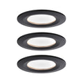 Paulmann EBL Nova Coin rund starr LED 3x6,5W 2700K 230V Schwarz matt/Alu