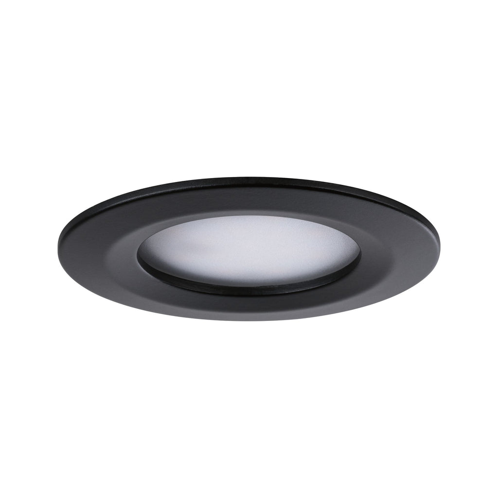 Paulmann EBL Nova Coin 3-stepdim rd starr LED 3x6,5W 2700K 230V Schwarz matt/Alu