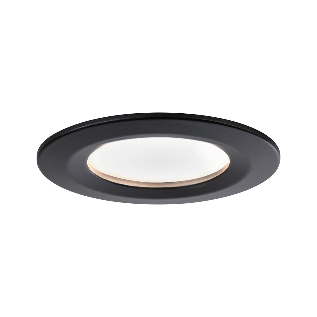 Paulmann EBL Nova Coin 3-stepdim rd starr LED 3x6,5W 2700K 230V Schwarz matt/Alu