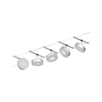 Paulmann Seilsystem Set Circle Chrom matt,Chrom 5x5W  3.000 DC 60VA 5 Spots