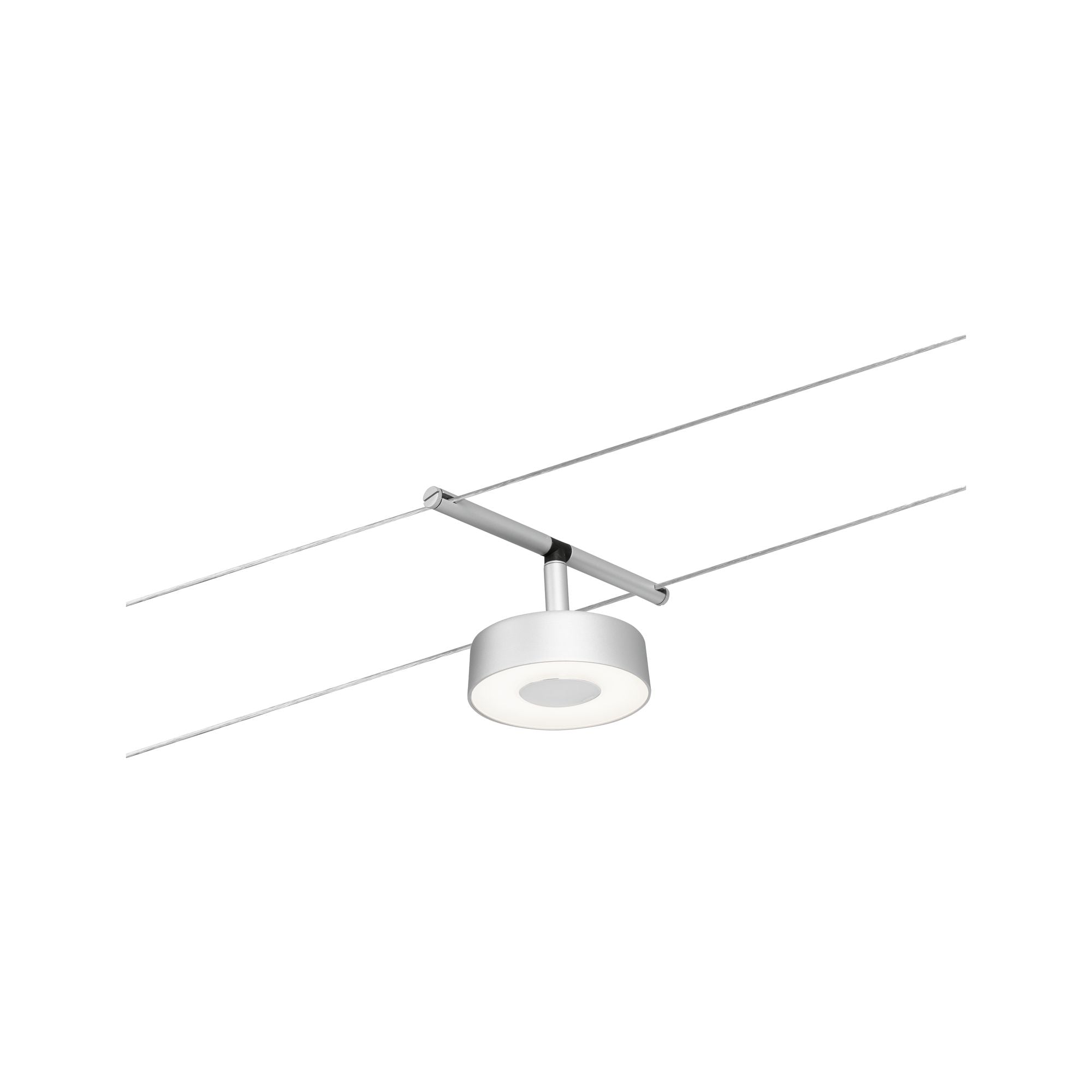 Paulmann Seilsystem Spot Circle Chrom matt,Chrom 1x5W  3.000 DC 60VA