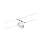Paulmann Seilsystem Spot Circle Chrom matt,Chrom 1x5W  3.000 DC 60VA