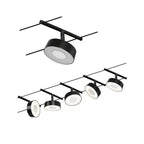 Paulmann Seilsystem Set Circle Schwarz matt,Chrom 5x5W  3.000 DC 60VA 5 Spots
