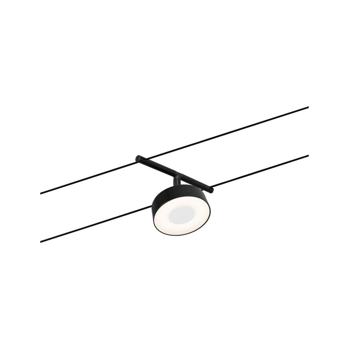 Paulmann Seilsystem Set Circle Schwarz matt,Chrom 5x5W  3.000 DC 60VA 5 Spots