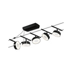 Paulmann Seilsystem Set Circle Schwarz matt,Chrom 5x5W  3.000 DC 60VA 5 Spots