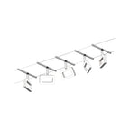 Paulmann Seilsystem Set Frame Chrom matt,Chrom 5x4,8W  3.000 DC 60VA 5 Spots