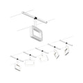 Paulmann Seilsystem Set Frame Weiß matt,Chrom 5x4,8W  3.000 DC 60VA 5 Spots