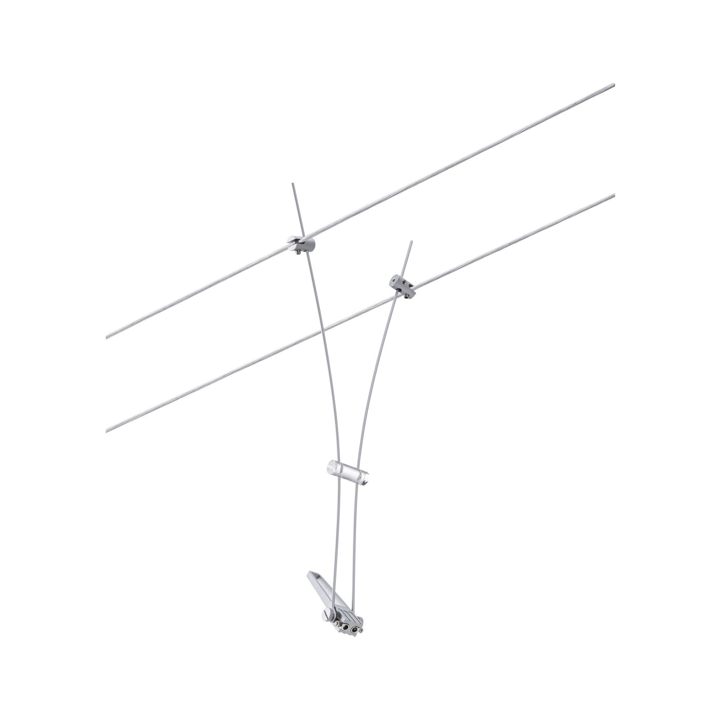 Paulmann Seilsystem Comet Chrom matt ohne Leuchtmittel max. 50W GU5,3 DC 60VA