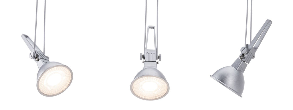 Paulmann Seilsystem Comet Chrom matt ohne Leuchtmittel max. 50W GU5,3 DC 60VA