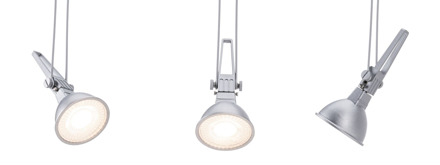 Paulmann Seilsystem Comet Chrom matt ohne Leuchtmittel max. 50W GU5,3 DC 60VA