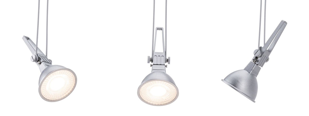 Paulmann Seilsystem Comet Chrom matt ohne Leuchtmittel max. 50W GU5,3 DC 60VA