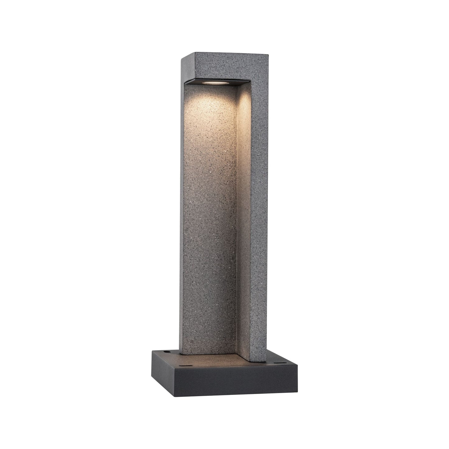 Paulmann Outdoor 230V Pollerleuchte Concrea 6,5W IP44 black 3000K Sandstone Cement