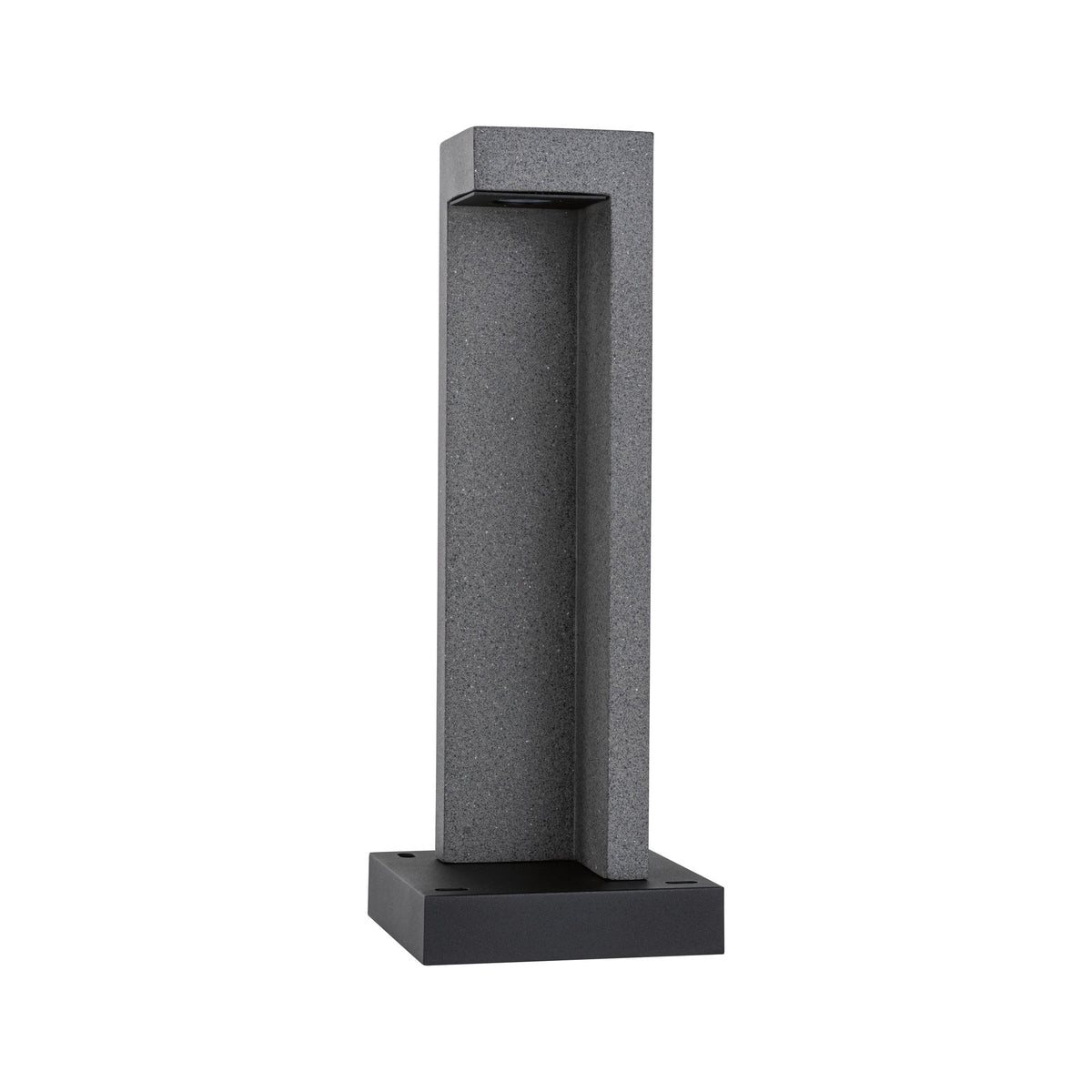 Paulmann Outdoor 230V Pollerleuchte Concrea 6,5W IP44 black 3000K Sandstone Cement