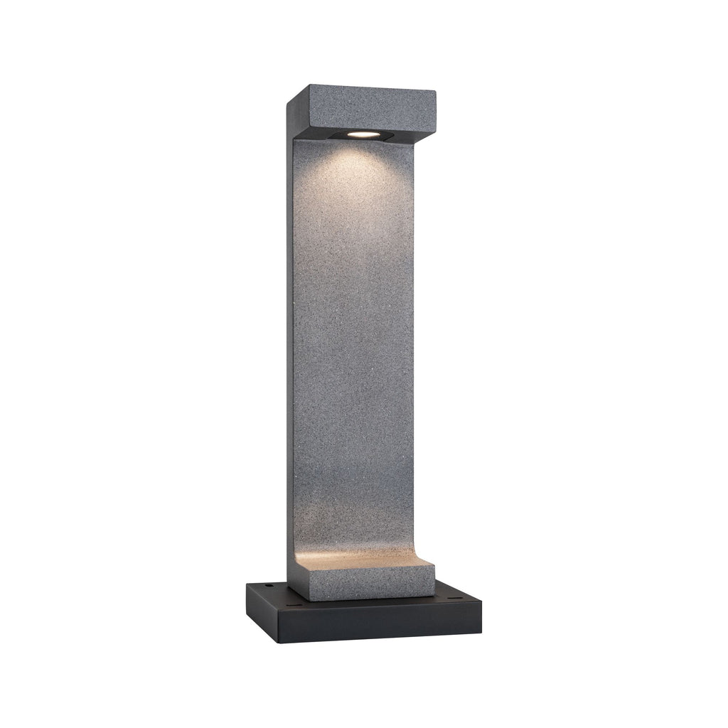 Paulmann Outdoor 230V Pollerleuchte Concrea 6,5W IP44 black 3000K Sandstone Cement